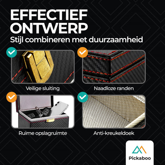 Pickaboo® Faraday Box Autosleutel Pro - Inclusief Gratis Beschermhoes voor Telefoon (Medio Mei verwacht)