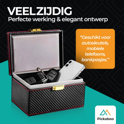 Pickaboo® Faraday Box Autosleutel Pro - Inclusief Gratis Beschermhoes voor Telefoon (Medio Mei verwacht)