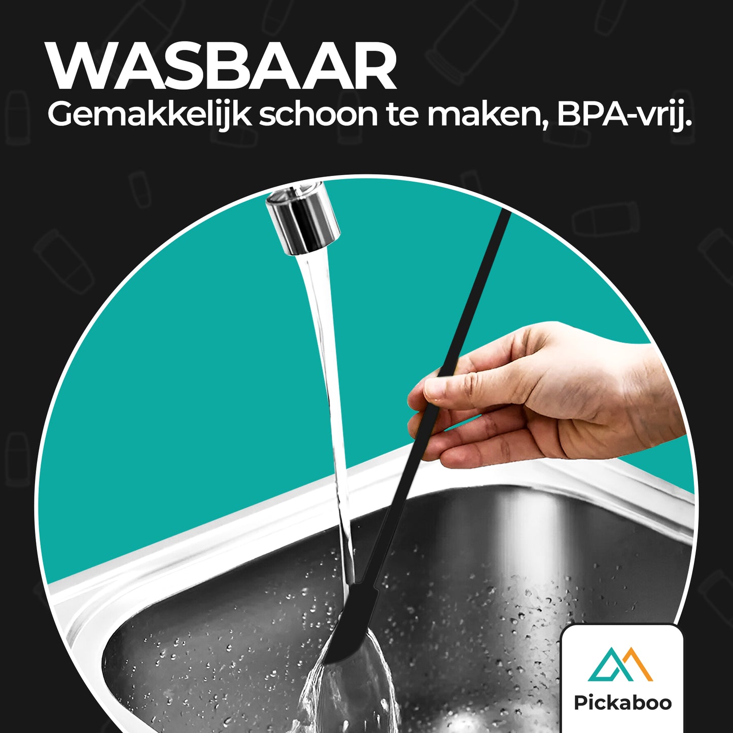 Pickaboo Flessenlikker - Uitgebreide set 6 stuks