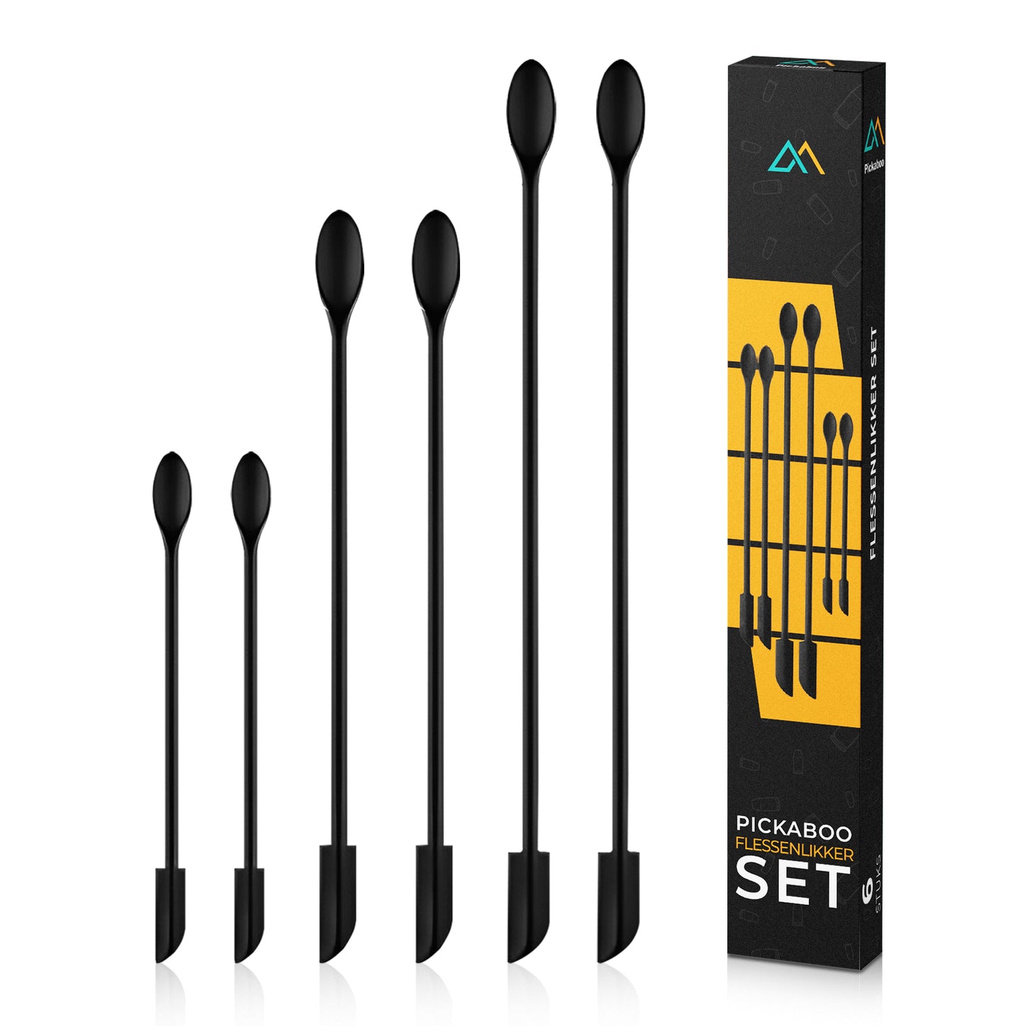 Pickaboo Flessenlikker - Uitgebreide set 6 stuks