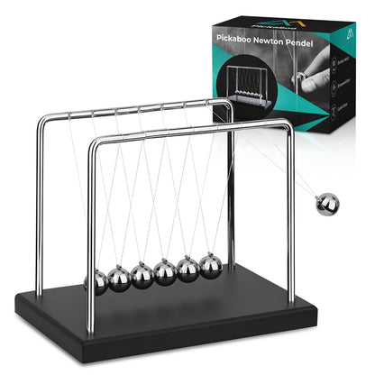 Pickaboo Newton cradle XL - Hoogwaardige Newton Pendel - Nieuwste model