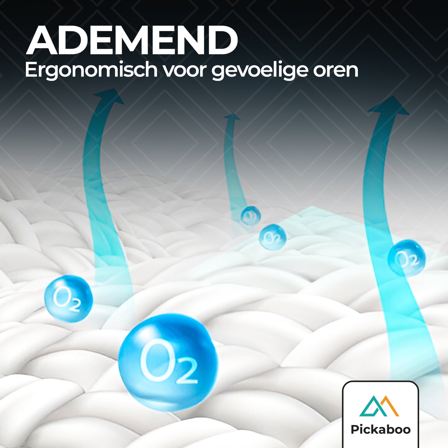 Pickaboo Piercing Kussen - Orthopedisch piercing hoofdkussen