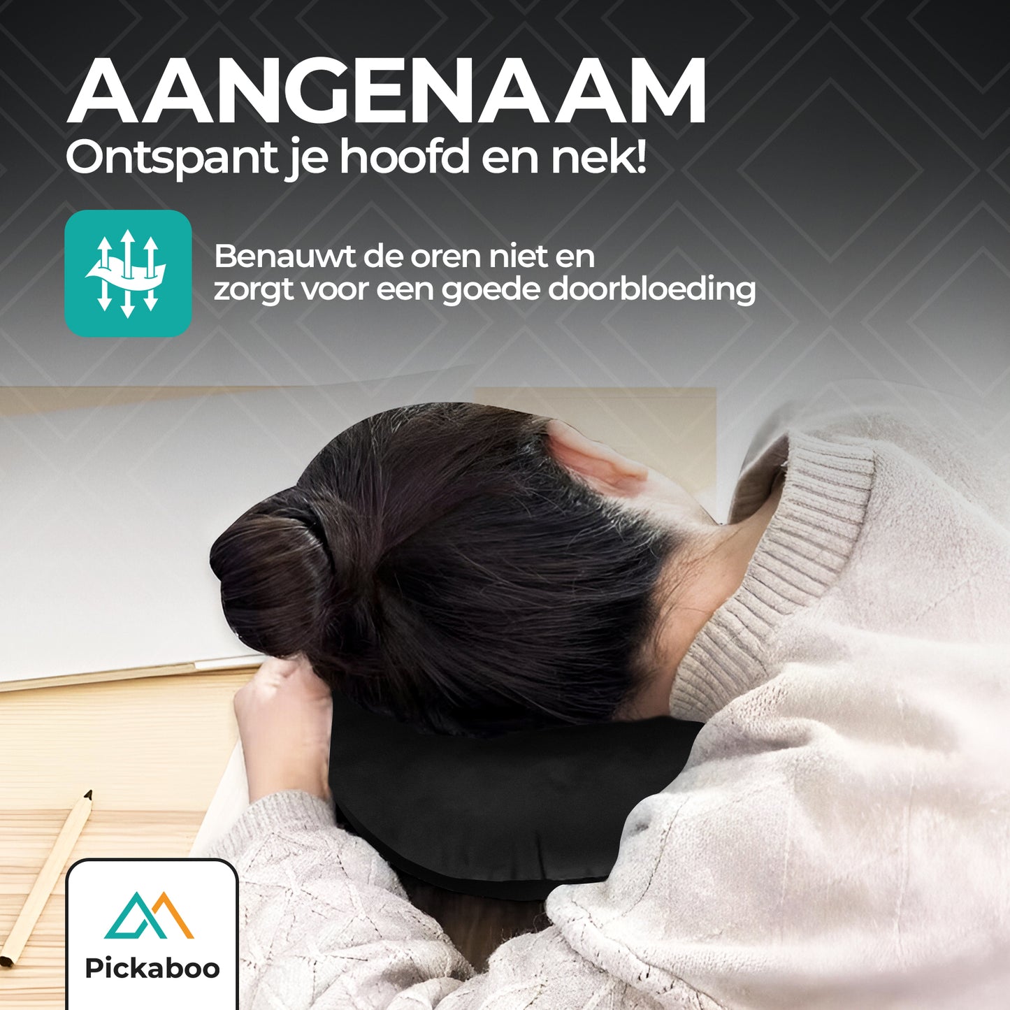 Pickaboo Piercing Kussen - Orthopedisch piercing hoofdkussen