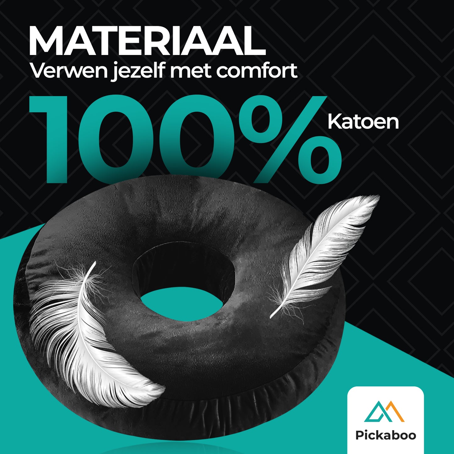 Pickaboo Piercing Kussen - Orthopedisch piercing hoofdkussen